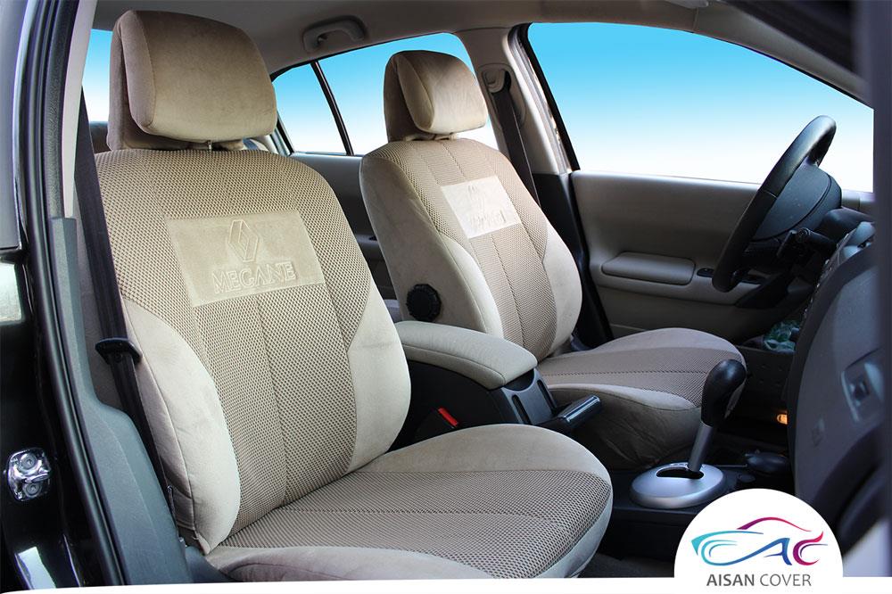 روکش صندلی مخمل رنو مگان برند آیسان Aisan Renault Megan seat Cover